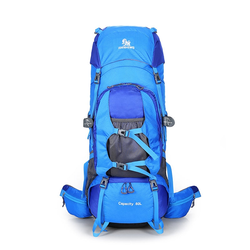80L Camping Hiking Backpacks Nylon Superlight Supports 1.65kg