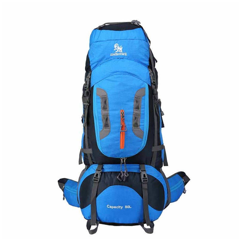 80L Camping Hiking Backpacks Nylon Superlight Supports 1.65kg