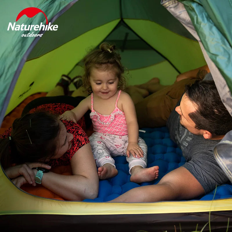 Naturehike Inflatable Mattress Air Mattress Camping Mat Ultralight Camping Mattress Sleeping Mat Camping Bed Nylon Sleeping Pad