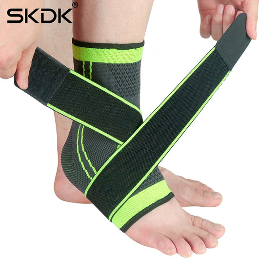 Pressurized Bandage Ankle Support - Cross fit ankle strap /  fitness ankle strap - SKDK 1PC 3D