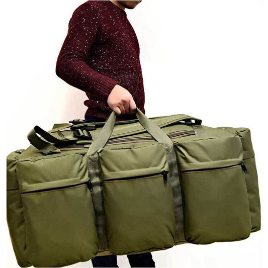 90L Large Capacity Man Tactical Backpack Military Assault Bags 900D Waterproof